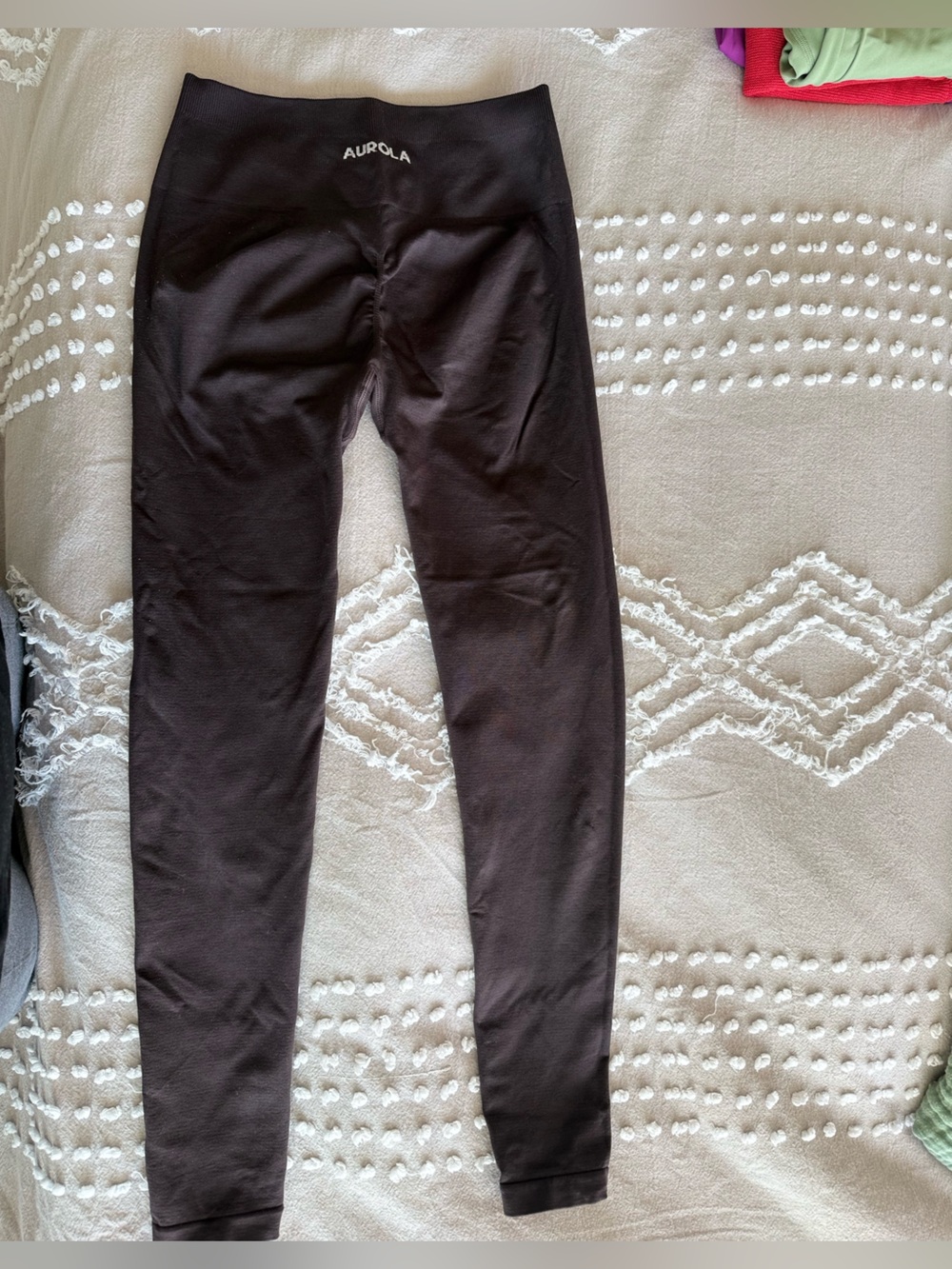 Aurora High-Waist Black Leggings